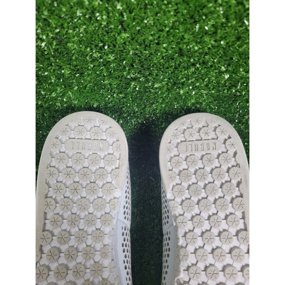 Nobull Dust Mid Top Lace Up White Leather Crossfit Sneakers Men Size 10.5 - Picture 11 of 14